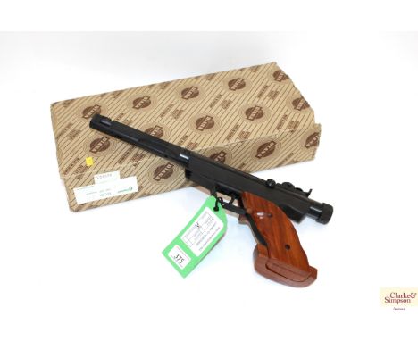 An original Mod 6M .177 Cal. recoiless air pistol S/No. 30102 in excellent condition complete with original box and manualNB.