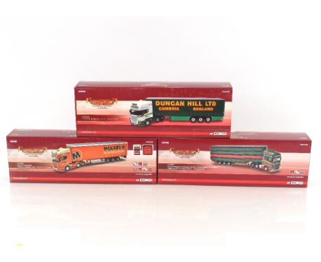 A Corgi Hauliers of Renown boxed limited edition CC13740 Scania R curtainside for "Mulgrew Haulage Ltd. Dromore Co. Down"; a 