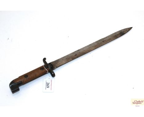 A Swedish model 1894 / 1914 bayonet (no scabbard)