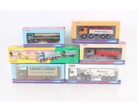 A Corgi Hauliers of Renown limited edition CC13610 DAF CF Felbinder tanker; a Corgi limited edition CC13613 DAF CF curtainsid