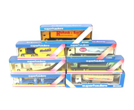 Ten Corgi Super Hauliers boxed vehicles