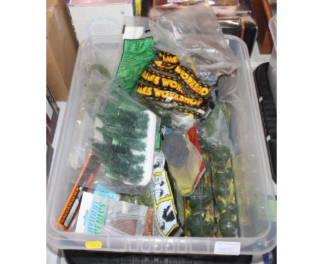 A quantity of trees and ballast for N Gauge model railway