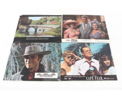 A collection of cinema ephemera to include "Gone With The Wind" advertisement posters; lobby cards for "All Cops Are"; advert