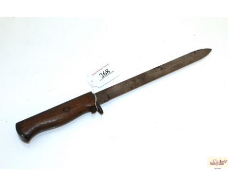 A Norwegian model 1894 knife bayonet (no scabbard)