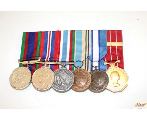 A WWII Canadian army medal group of six to S/Sgt. F.G. Wilkin