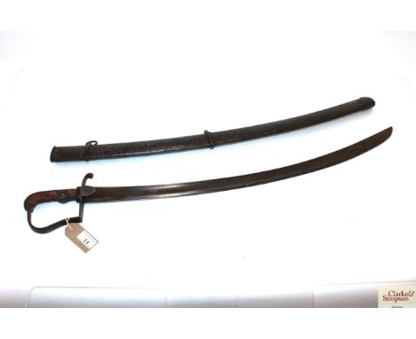 A British model 1796 Cavalry Troopers sabre with scabbard (NB this example is AF)