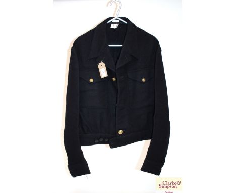 A WWII era Officers blue working dress blouse, size 13 dated 1944
