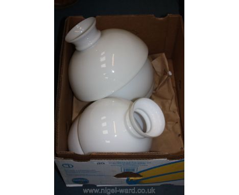 Five glass oil lamp Shades
