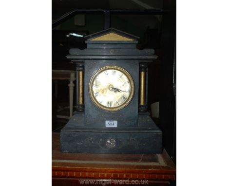 A slate Mantel Clock