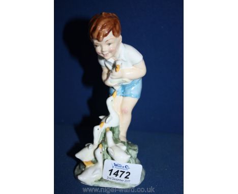 A Royal Worcester figure 'Young Farmer'