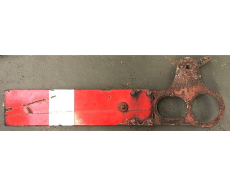 A large vintage railway signal by B.R.N.E Ltd 