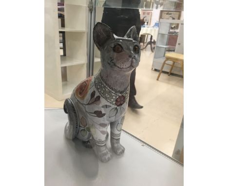 A Marion Brandis ceramic cat