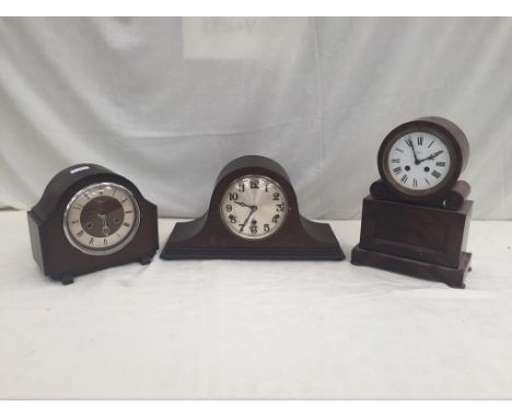 Three vintage clocks