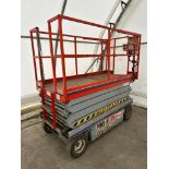 SkyJack SJ006.5-10 Electric Scissor Lift, 2512 hrs showing