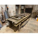 Lot of (1) 15' X 36" Remote Controlled Conveyor w/ (1) 40' X 36" Idle Conveyor and (1) 33' X 36" Idl