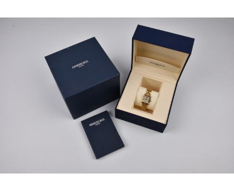 A Raymond Weil Parsifal 18ct yellow gold and diamond ladies wrist watch, ref. 110290G, no. 000995, c.2008, quartz movement, r