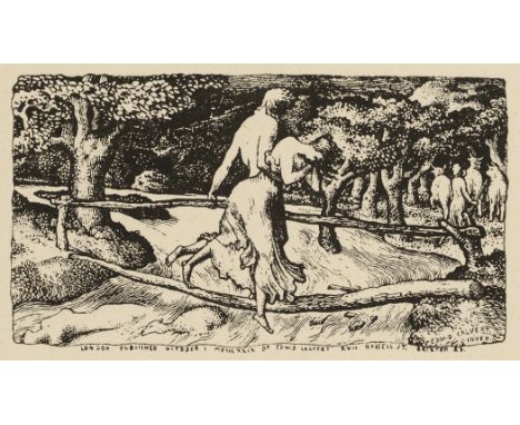 EDWARD CALVERT (1799-1883) THE FLOOD (Lister 10) Process print (derived from a lithograph of 1829),  as published in the Memo