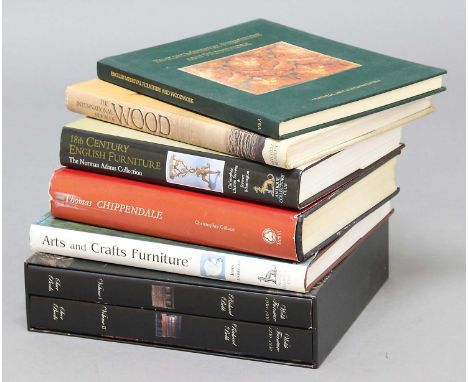 LIBRARY OF BOOKS ON FURNITURE AND WOODWORK including Gilbert (C), Thomas Chippendale, 1978; Beazley (M), The International Bo