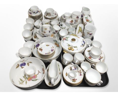 A very large quantity of Royal Worcester Evesham tea, coffee and dinner china 