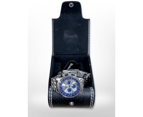 A Gent's Ashworth wristwatch in box 