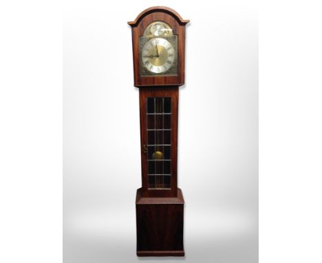 A Tempus Fugit grandmother clock with pendulum and weights, height 175 cm 