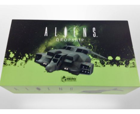 An Eaglemoss Hero Collector Aliens Dropship model, boxed.