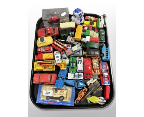 A group of mainly unboxed vintage and modern diecast vehicles including Corgi.