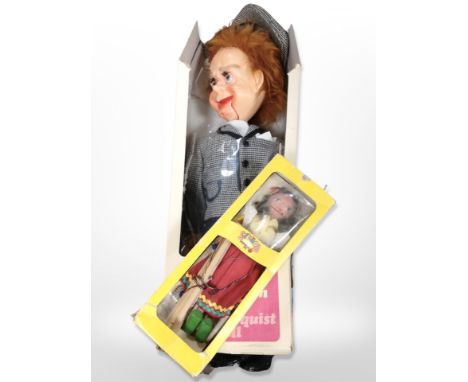 A Pelham puppet  'Gypsy' and a ventriloquist's doll 