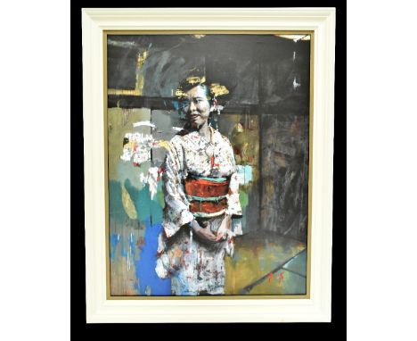 CHRISTIAN HOOK (born 1971); signed limited edition print on board, 'Chajin', edition 16/50, printed signature lower left, 96 