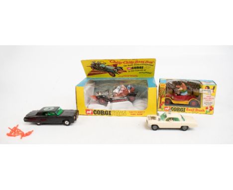 CORGI; four boxed models comprising 268 The Green Hornet 'Black Beauty' Crime Fighting car with three missiles and radar scan