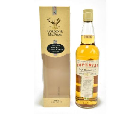 WHISKY; a single bottle of Imperial single Highland malt Scotch whisky, distilled 1991 and bottled 2004, 40% 70cl, in Gordon 