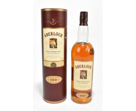 WHISKY; a single bottle of Aberlour single Speyside malt Scotch whisky, 'Original Strength Malt Whisky 100 Proof Straight fro