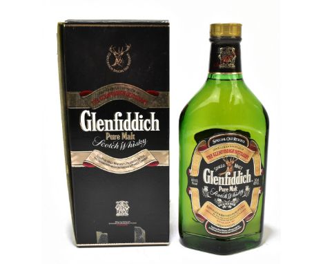 WHISKY; a single bottle of Glenfiddich pure malt Scotch whisky, 50cl, in original box.Additional InformationGood level and in