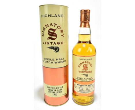WHISKY; a single bottle of Nortlach aged 15 years Highland single malt Scotch whisky, distilled 1992 and bottled 2008, bottle