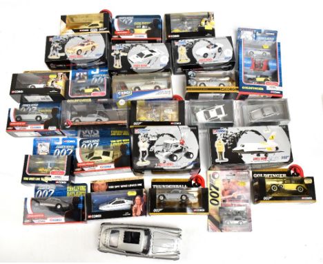 CORGI; a group of boxed 007 James Bond model vehicles with five Collection examples including 65201 Moon Buggy &amp; James Bo