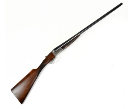 W. RICHARDS; a 12 bore side-by-side boxlock double trigger non-ejector shotgun, the 28" sleeved barrels with 3.75" chambers a
