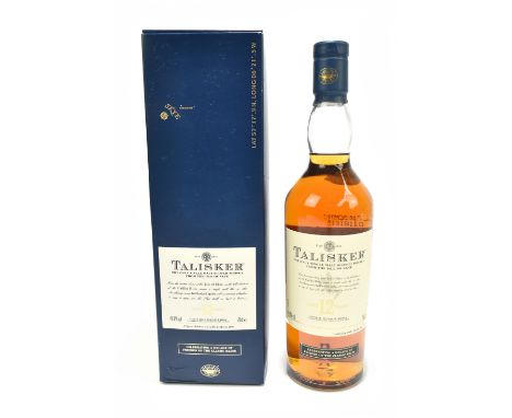 WHISKY; a single bottle of Tallisker aged 12 Years Single Malt Scotch Whisky, bottled 2007, bottle 19111, 45.8% 70cl in prese