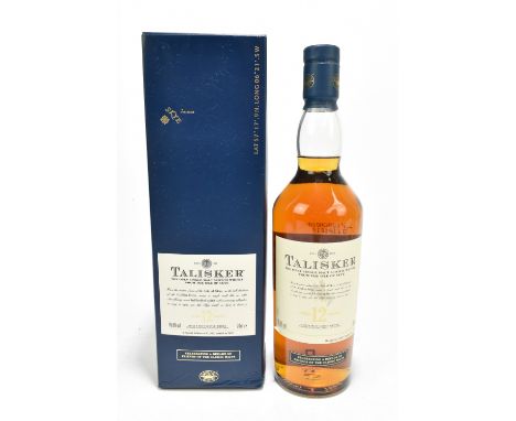 WHISKY; a single bottle of Tallisker aged 12 Years Single Malt Scotch Whisky, bottled 2007, bottle 19114, 45.8% 70cl in prese