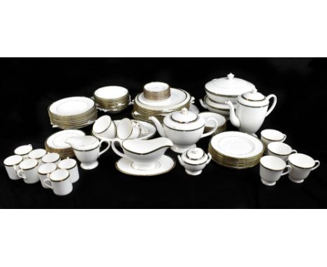 ROYAL WORCESTER; an extensive 'Carina' pattern eighty two piece tea and dinner service.&nbsp;