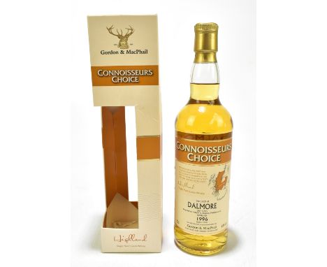 WHISKY; a single bottle of Dalmore Highland single malt Scotch whisky, distilled 1996 and bottled 2010, 43% 70cl, by Gordon &