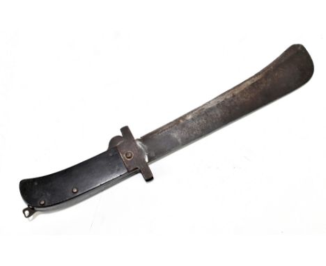 HARRISON BROTHERS & HOWSON CUTLERS TO HIS MAJESTY SHEFFIELD; an oversized military issued folding knife with stamped broad ar