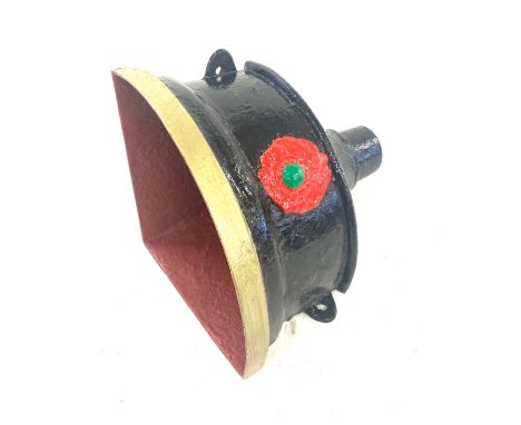 Vintage cast iron corner hopper 