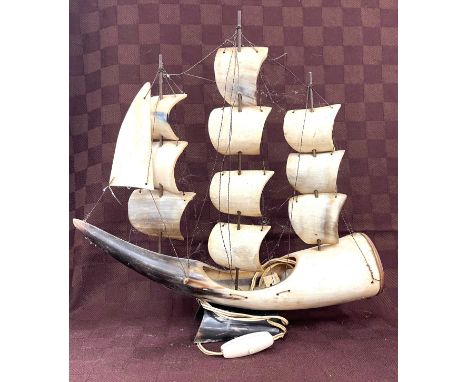 Galleon style horn light, will need re-wiring 