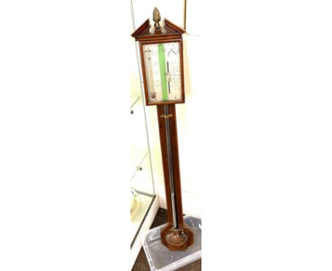 Antique Wall hanging stick barometer 