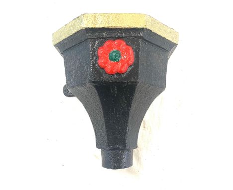 Vintage cast iron hopper 
