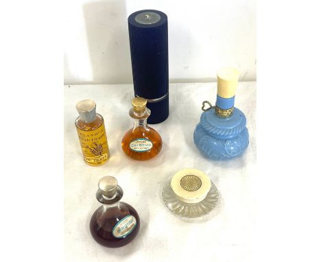 Selection of vintage Avon perfume bottles, some with contents 