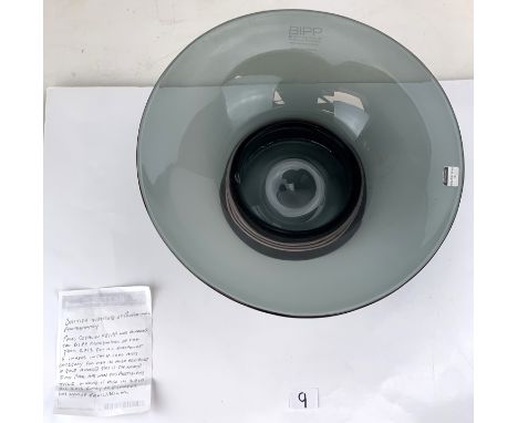Dartington glass bowl stamped BIPP, British Institute of Professional Photography, Midland Region Print Competition Photograp