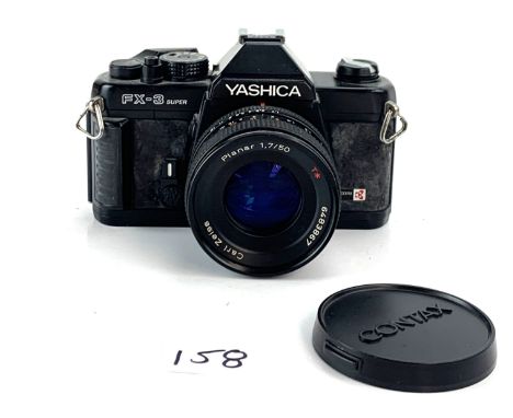 Yashica FX-3 Super 35mm SLR camera with Carl Zeiss T* 1.7/50 mm lens