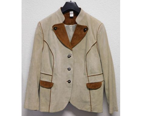Leder Damen -  Janker. Größe 44 (D).Zustand siehe Fotos. Versand kann organisiert werden.Jacket leather. Size 44. Condition s