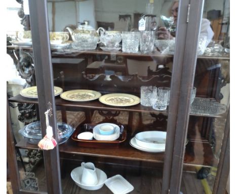 Wedgwood Floral Tapestry pattern tea service, glassware and kitchen wares. 
